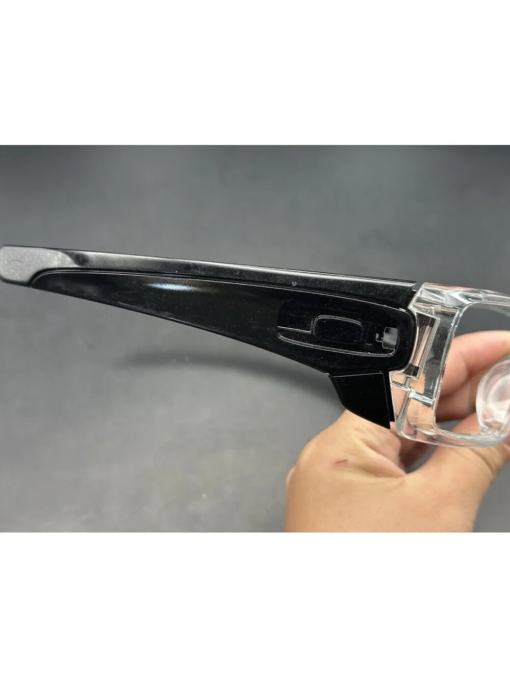 Oakley Batwolf Polished Clear/Black Frame